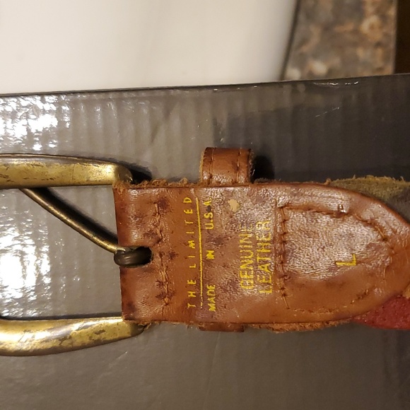 Unisex THE LIMITED (registered trademark) belt. Size:LG Color: Multi - Picture 1 of 5